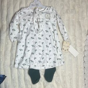 🎄Harry & Violet Layette 3 Piece Set Baby Girls Size 9-12 12-18 months NWT